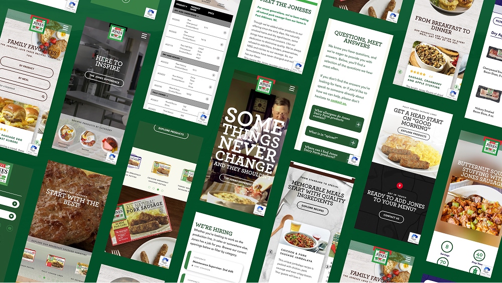Jones Dairy Farm Mockup Mobile
